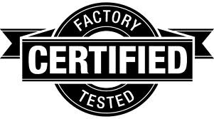 Factory Certified and tested