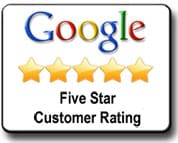 Google 5 star customer rating